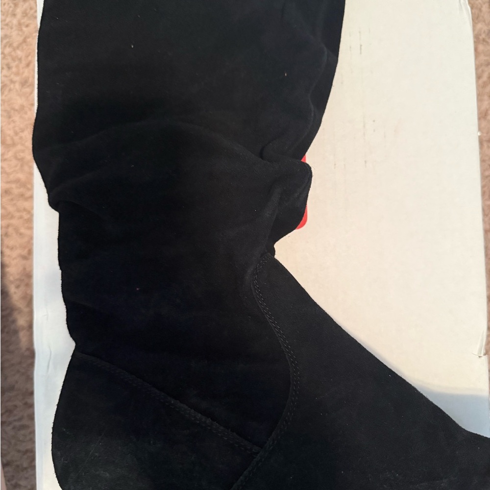 Women's Black Suede Boots